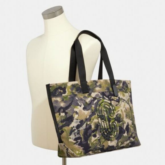 GONE: Coach Camo Tote - Picture 2 of 2